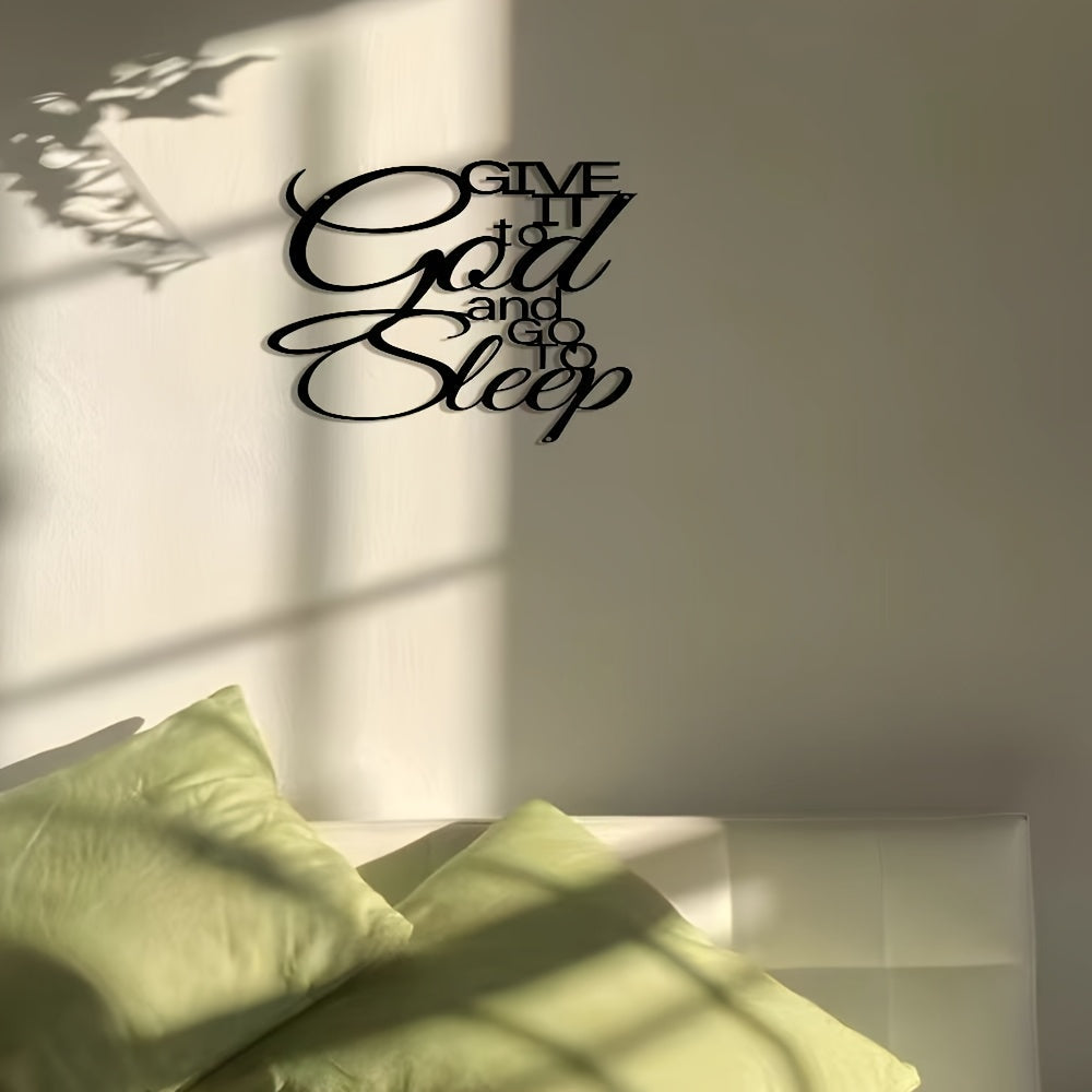 Room Decor 1pc Elegant Iron inspirational Metal Sign