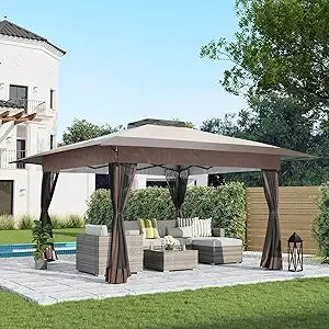 13’x13’ Pop Up Gazebo, Outdoor Canopy Tent