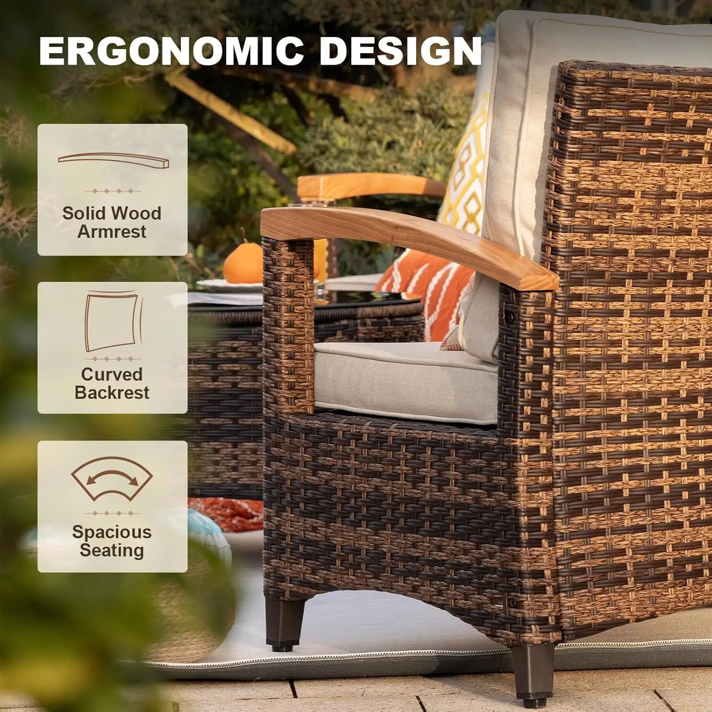 Multi-piece Outdoor Patio Furniture