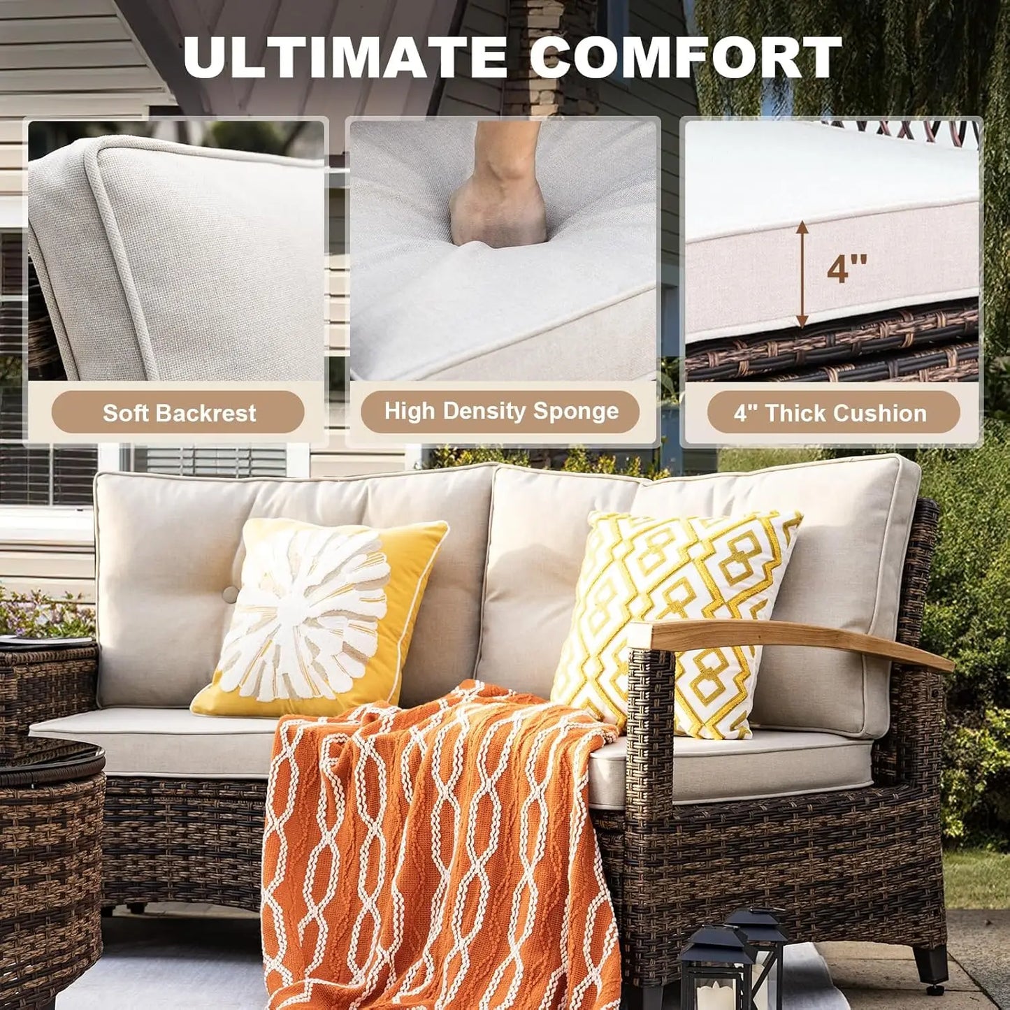 Multi-piece Outdoor Patio Furniture