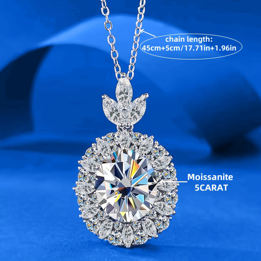 Moissanite 9Mm*11Mm, 5 Carat] 1pc