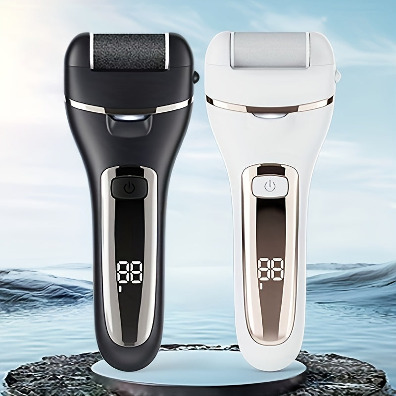 [Rechargeable Callus Remover] 14in1 Rechargeable Electric Feet Callus Remover, Portable Electronic Foot File Pedicure Kits, Foot Scrubber File, , Foot Care  3 Rollers Manicure Nail