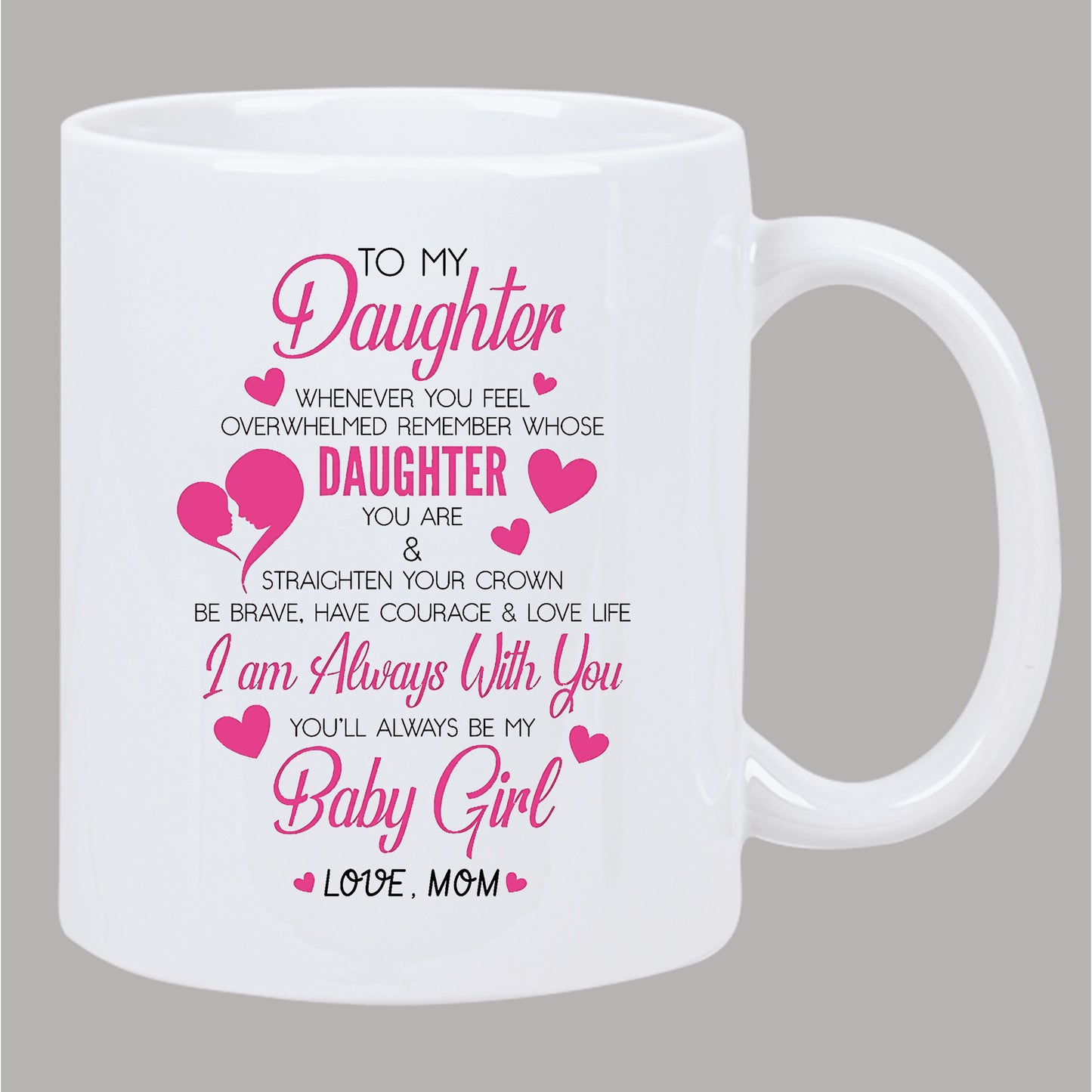 11oz Cherished Daughter Insulated Ceramic Mug