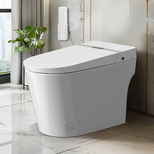 Modern Smart Toilet with Integrated Bidet - Nightlight and heater