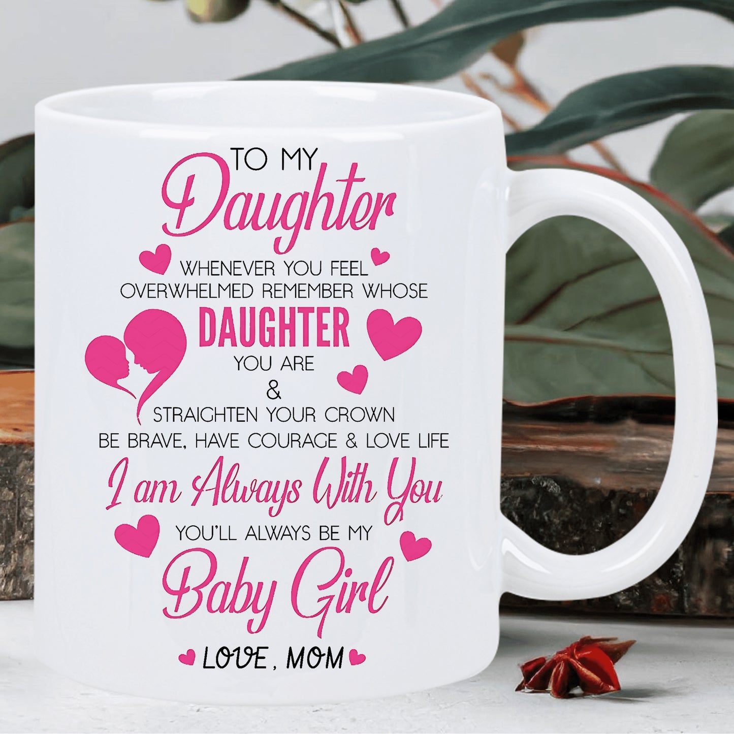 11oz Cherished Daughter Insulated Ceramic Mug