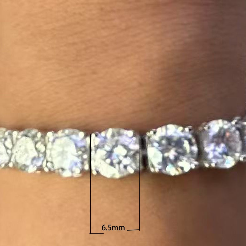 Luxury Moissanite Jewelry - Continuous Stone Placement