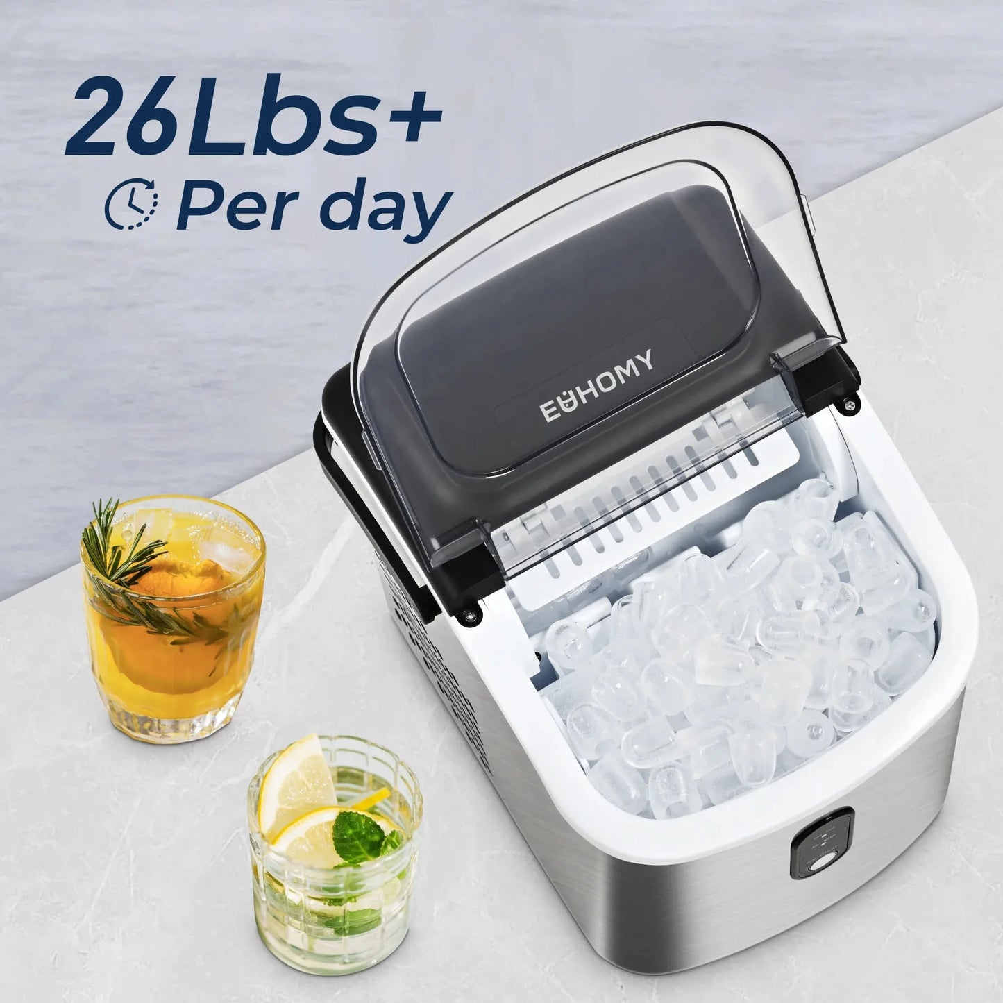 Euhomy Countertop Ice Maker Machine