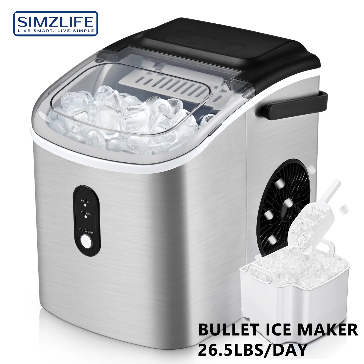 Euhomy Countertop Ice Maker Machine