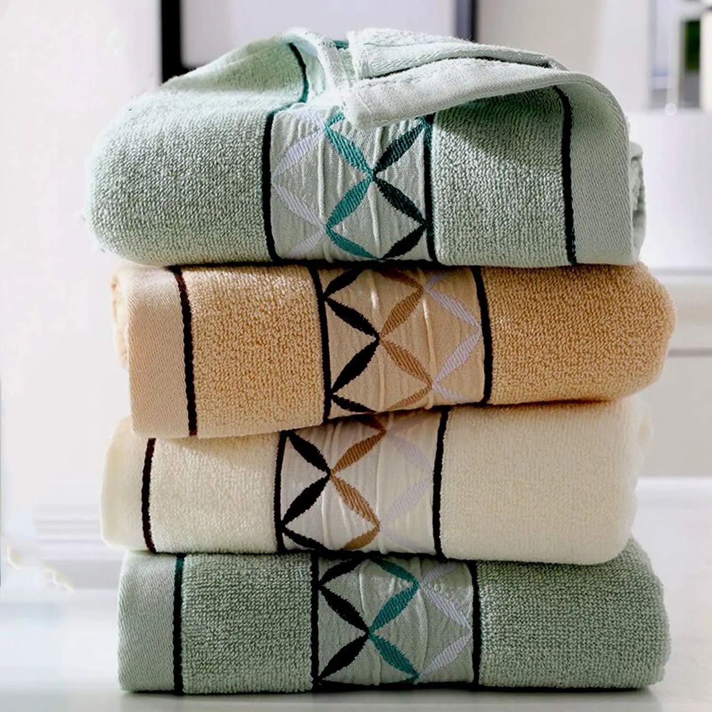 4 packs pure cotton hand towel