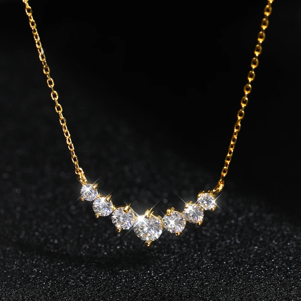 Moissanite Pendant Necklace