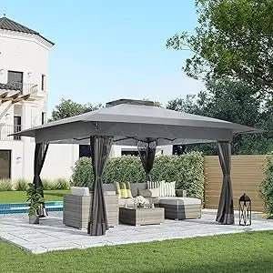 13’x13’ Pop Up Gazebo, Outdoor Canopy Tent
