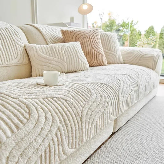 1PC Wave Striped Sofa Cover