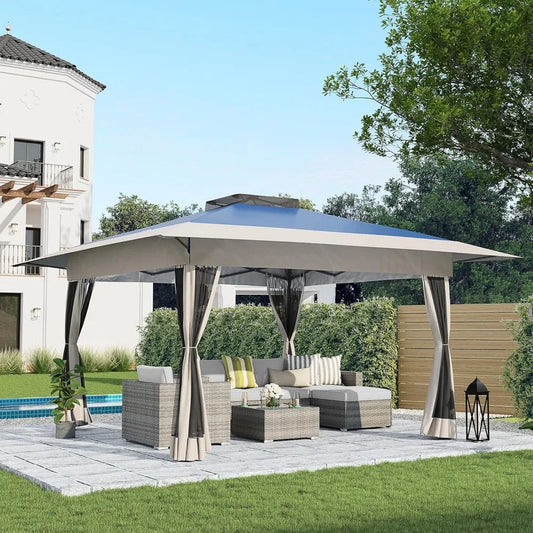 13’x13’ Pop Up Gazebo, Outdoor Canopy Tent