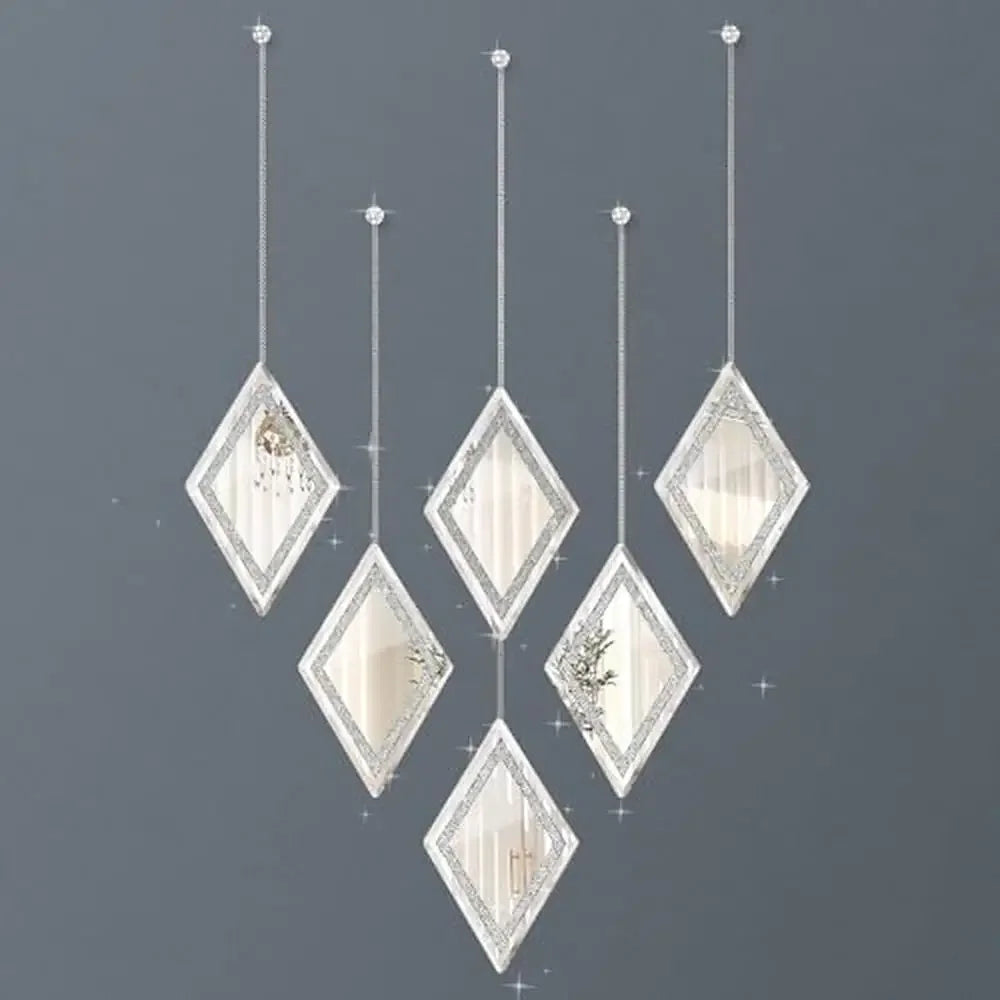 Diamond Shaped Wall mirrors