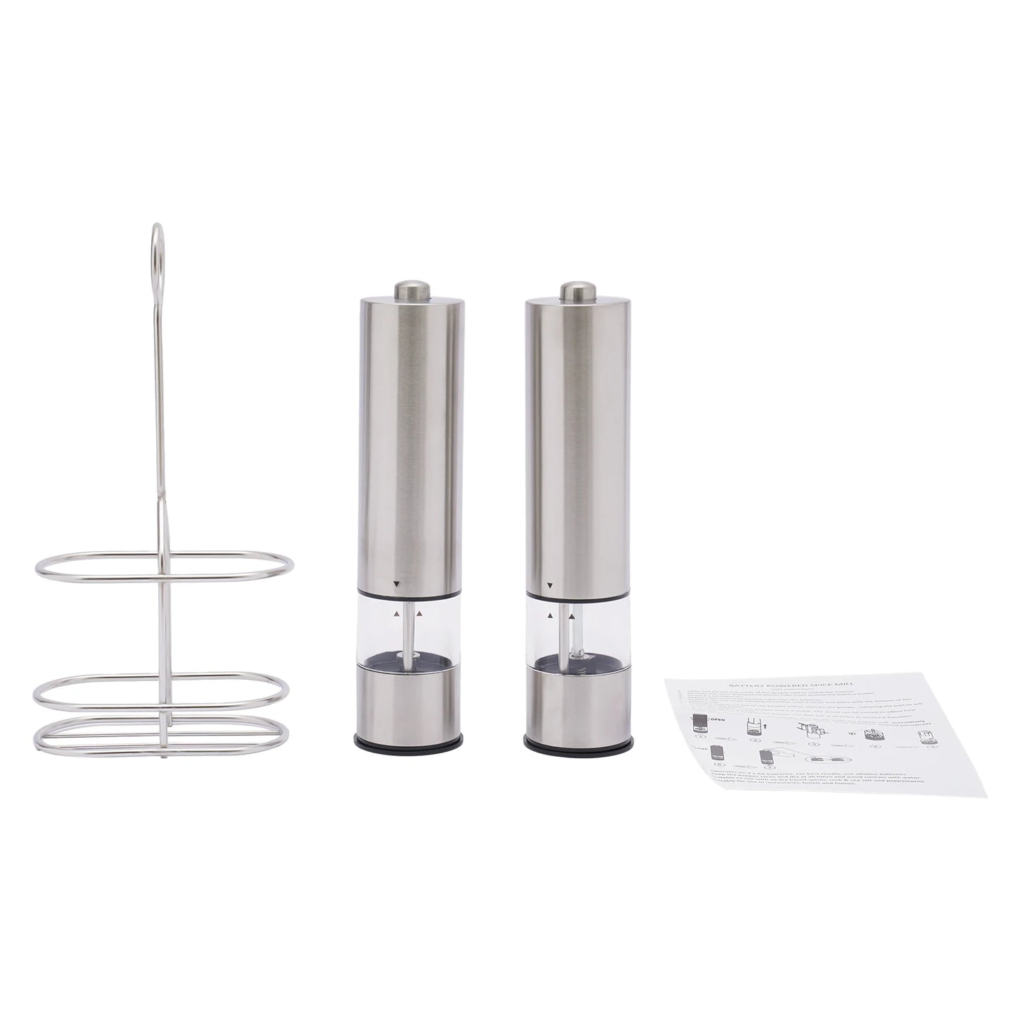 Electric Grinding Salt Pepper Mill Stainless steel