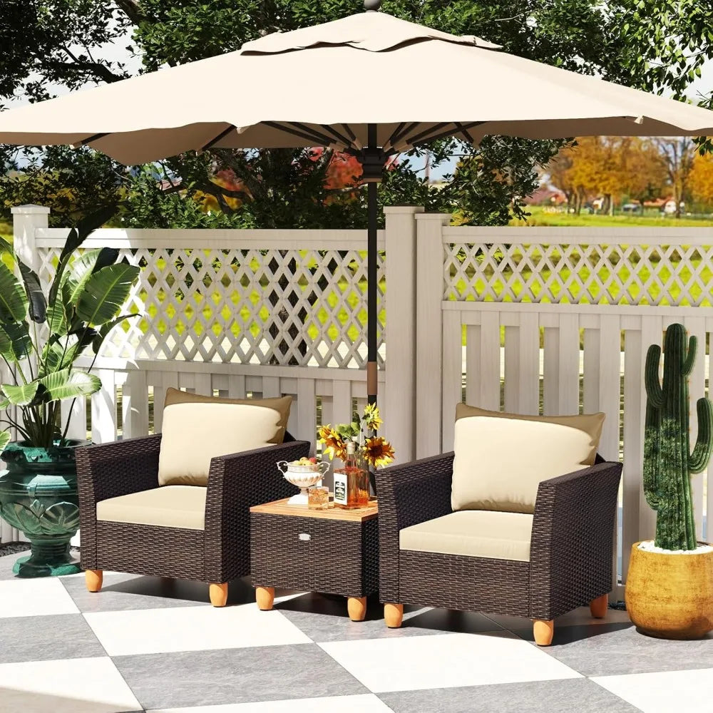 3-Piece Patio Furniture