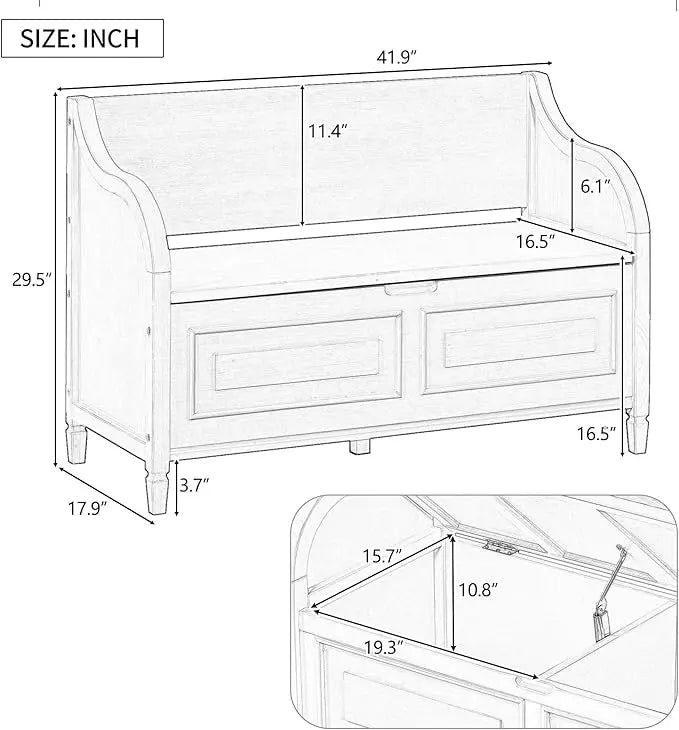 Entry Storage Bench