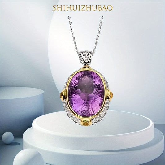 Amethyst Pendant Necklace