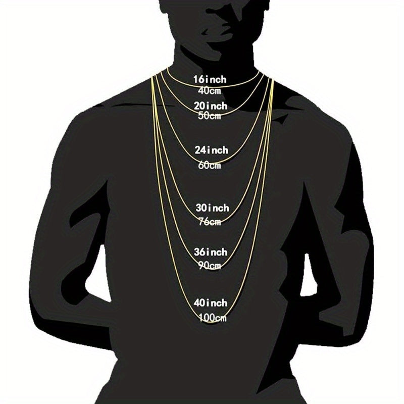 925 Silvery Cuban Chain Necklace, 16mm,